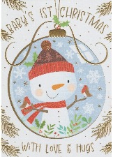 Baby's 1st Christmas With Love & Hugs